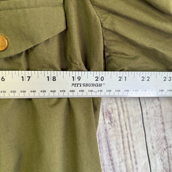 Gretchen Scott The Snappy Classic Olive Green Women's Dress Small - Picture 8 of 11